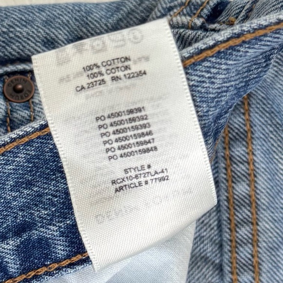 Aritzia Denim Forum Joni High Rise Loose High-waisted Size 27Jeans 29 Length - Picture 3 of 10